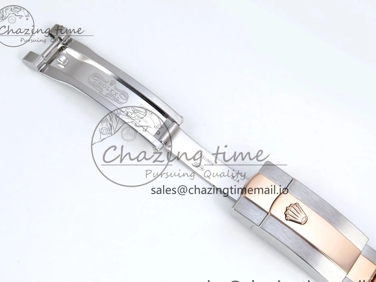 904L 2688 Oyster Dial RG Bracelet Steel SS 278381RBR DateJust Stick Diamonds RG Edition ETA on ARF 31 Bezel 1:1 Best 0415